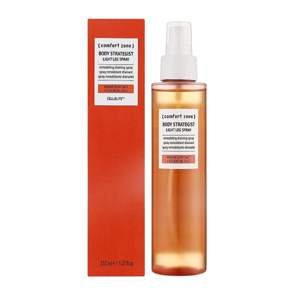 Comfort Zone Body Strategist Light Leg Spray 150ml - Ремоделювальний дренажний спрей для ніг - фото №1